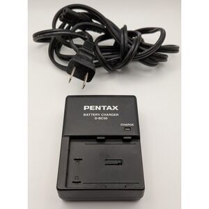Pentax Battery Charger D-BC50 Unisex OS Black Excellent Genuine AC Power Cord